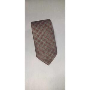 Vintage Jacobs Roberts LTD Mens Tie Finest Suede Finish All Silk English Red And